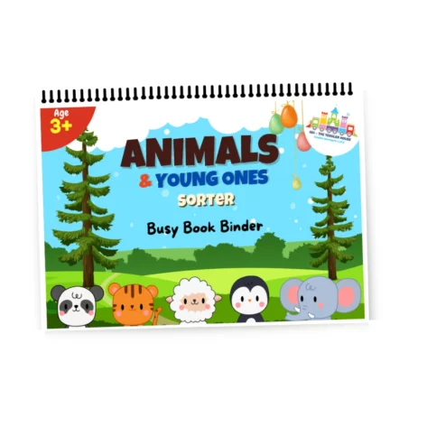 Animal babies learning book for toddlers