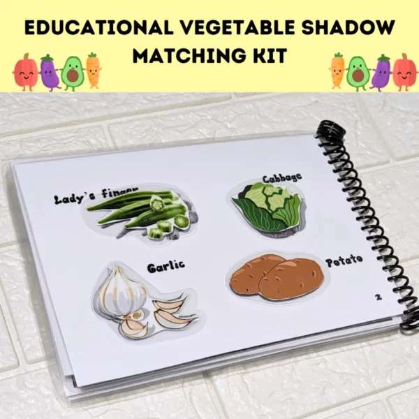 Children's book on vegetable identification