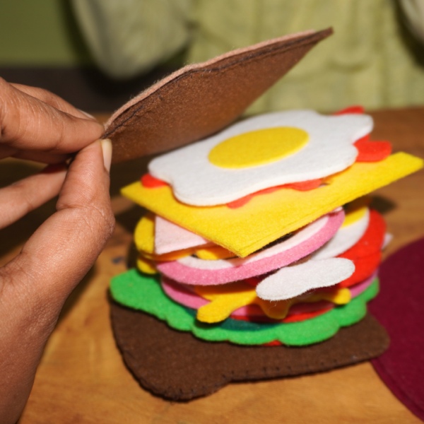 Educational pretend play food