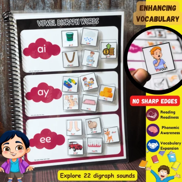 Waterproof phonics book