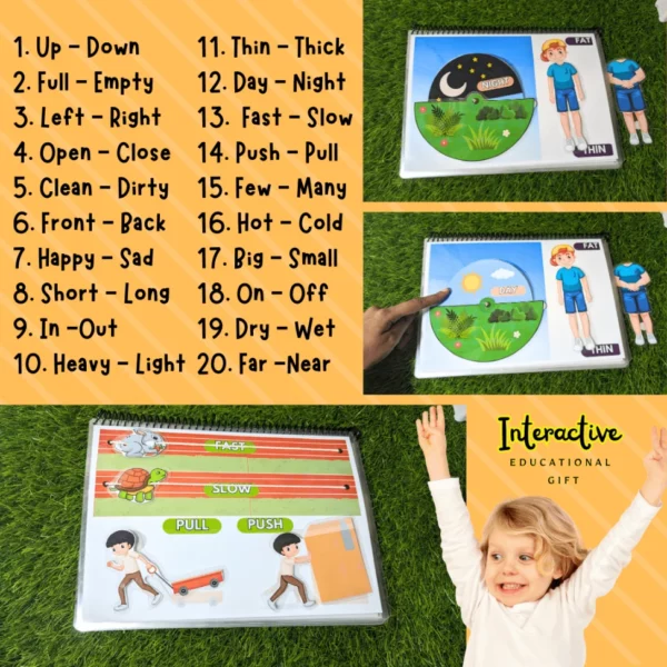 Logical reasoning skills through opposites play