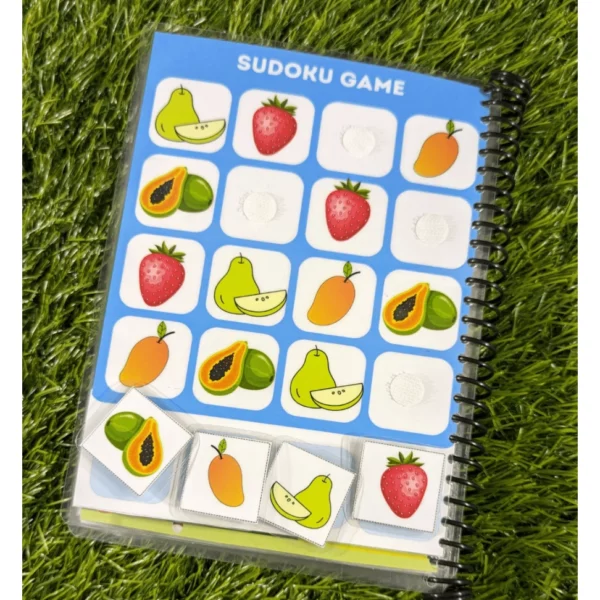 "Engaging fruit and vegetable Sudoku puzzles for early childhood