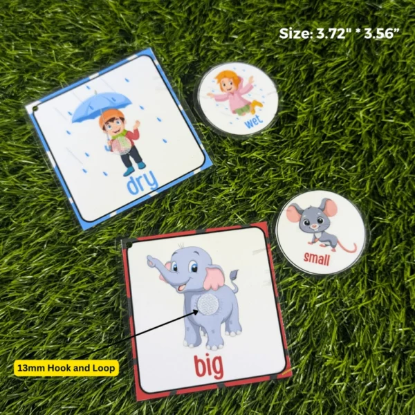 Opposites flash cards