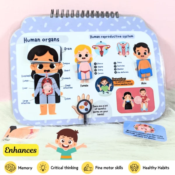 Educational busy book for children